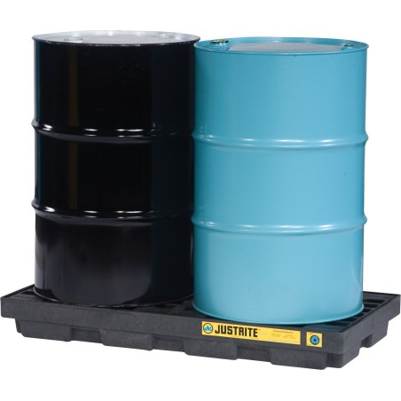 Topserw Auffangwanne für 2 Fässer mit einem Fassungsvermögen von 90 l, Maße: 1245 x 635 x 140 mm