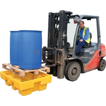 Topserw Auffangwanne mit einem Fassungsvermögen von 230 l, Abmessungen 1310 x 910 x 380 mm