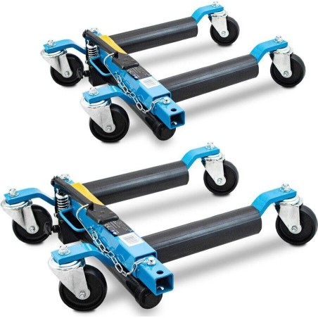 Bituxx Set mit 2 Manövrierwagen für bis zu 680 kg/Stück mit hydraulischem Hubmechanismus von Bituxx