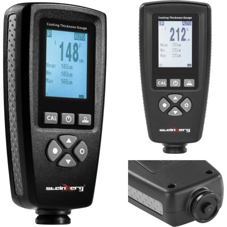 Steinberg Lackdickenmessgerät für Autolacke, Messbereich 0–5000 µm