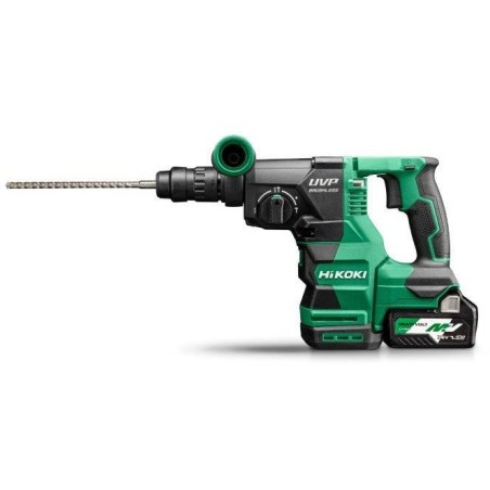 HIKOKI. SDS+-Hammerbohrmaschine 36 V DH3628DC WRZ 3,2 J 2x2,5 Ah MV BL + 13-mm-HSC-Bohrfutter