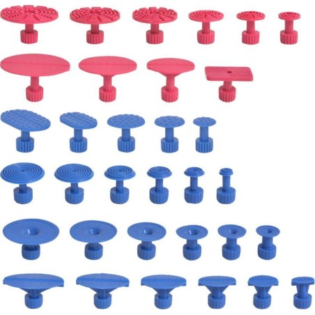 vidaXL 87-teiliges Set zum Ausbeulen von Dellen, Edelstahl (210400)
