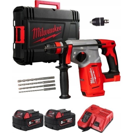 Milwaukee Akku-Bohrhammer SDS-Plus M18 BLHX-502X (18 V) 2x5,0 Ah 2,3 J Milwaukee