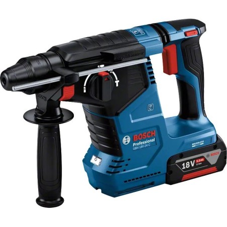 Bosch Akku-Bohrhammer GBH 18V-24 C Professional solo, 18 V (blau/schwarz, ohne Akku und Ladegerät, w