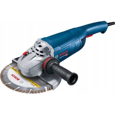 Bosch Bosch Winkelschleifer GWS 22-230 J Professional (blau, 2.200 Watt, inkl. Diamanttrennscheibe)