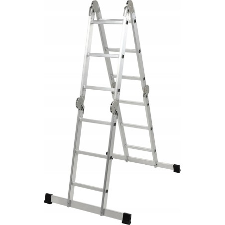 Kadax KADAX Aluminium-Klappleiter für den Hausgebrauch 4x3, 150 kg