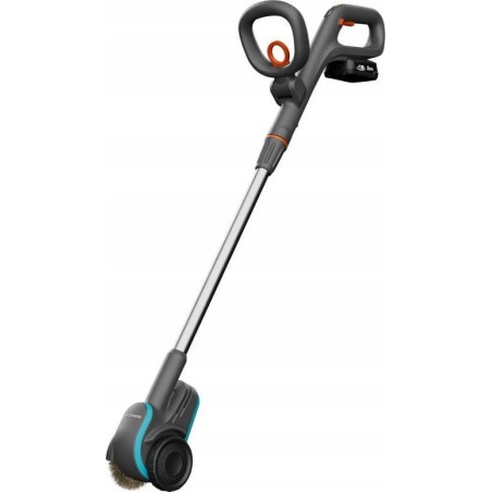 Gardena GARDENA EasyWeed 1800/18V P4A Akku-Fugenbürste, Unkrautentferner (grau/türkis, Li-Ionen-Akku 2,0 Ah P4A, POWER FOR AL