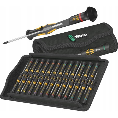 Wera Wera Kraftform Micro ESD Big Pack 1 Schraubendreher-Set (schwarz/gelb, 25-teilig)