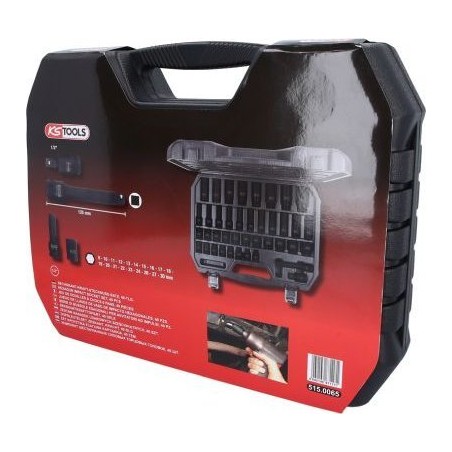 Sourcing-Set mit langen und kurzen Schlagköpfen KS TOOLS 1/2", 40-teilig