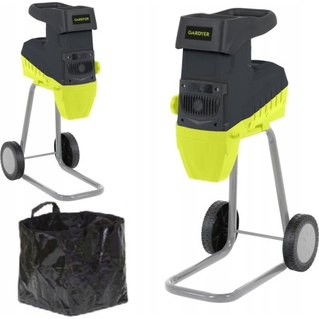 Gardyer GARDYER R600 ELEKTRISCHER HÄCKSLER – ASTHÄCKSLER MIT FRÄSZAHNRAD – OFFIZIELLER VERTRIEBSPARTNER – AUTORISIERTER D