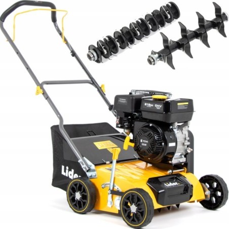 LIDER DKW40 – Benzin-Vertikutierer und Rasenbelüfter 2-in-1, 6 PS – OFFIZIELLER VERTRIEBSPARTNER – AUTORISIERTER LIDER-HÄNDLER