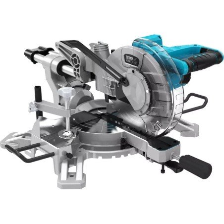 Dedra Akku-Gehrungssäge mit Vorschub DEDRA SAS+ALL DED6904 210 x 1,8 x 30 mm, 33.000 U/min, Metallstützen, 0°–45°, 18 V