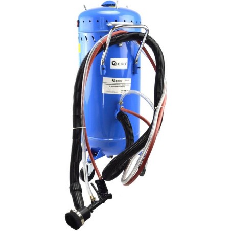 Geko Staubfreier Siphon-Sandstrahler mit Staubsauger 106 l (1)