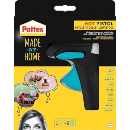 Pattex-Klebepistole Heißklebepistole + 6 Stück Pattex-Klebstoff