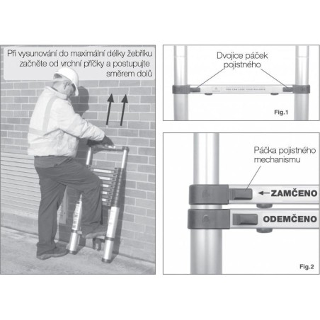 G21 G21 Aluminium-Teleskopleiter GA-TZ11-3,2 M
