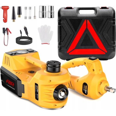 TaskStar Elektrischer Wagenheber, 5 Tonnen, 12 V, hydraulisch mit Pumpe