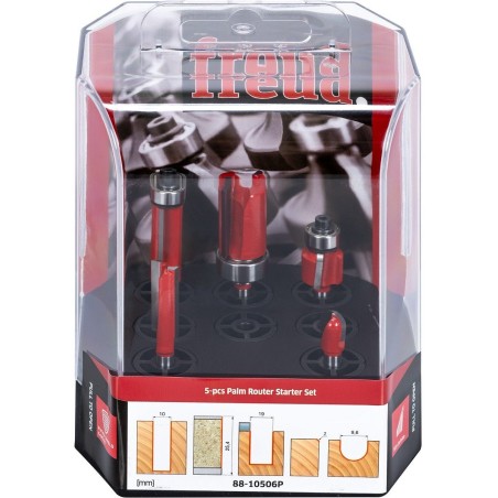 Fräserset 88-10506P, 5-teilig, PALM