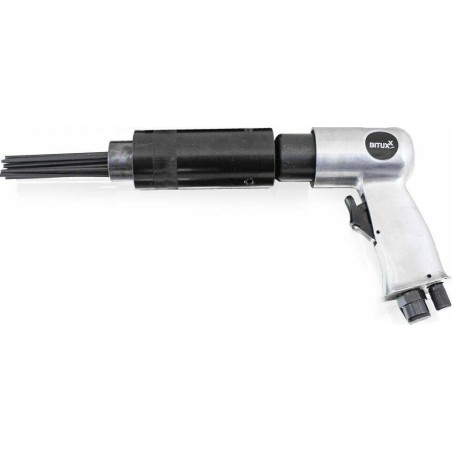 Bituxx Leistungsstarker Druckluft-Nadelhammer mit Kopf zum Entfernen von Schweißrost