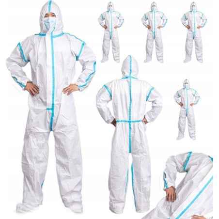 Rosfix Set mit 5 Einweg-Malerkombis, 185 cm – Mikroporöse Membran