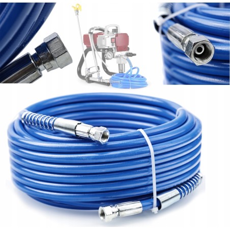 Rosfix PROFESSIONELLER FARBSCHLAUCH 45 M SPRITZPISTOLE KOMPRESSOR WAGNER GRACO ANSCHLUSS 1/4 HQ