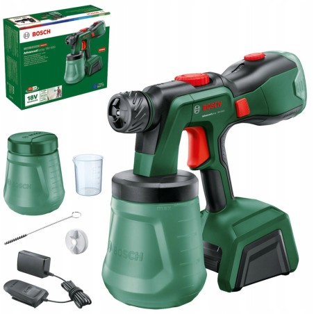 BOSCH Farbspritzpistole ADVANCED SPRAY 18V-500 4,0 Ah