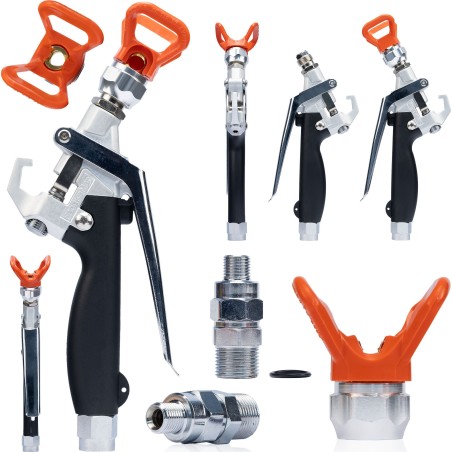 Rosfix LINEAR-Spritzpistole für Lackier- und Spachtelarbeiten, passend für die Lackiermaschine Graco 1/4