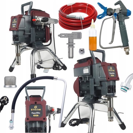 Rosfix Farbspritzgerät Zenthril Alpha, 1500 W, 20 MPa, 0,021", 2 l/min, HyperElite-Serie