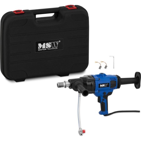 MSW-Fräse Diamant-Bohrmaschine für Beton 150 mm 2000 W + Koffer Diamant-Bohrmaschine für Beton 150 mm 20