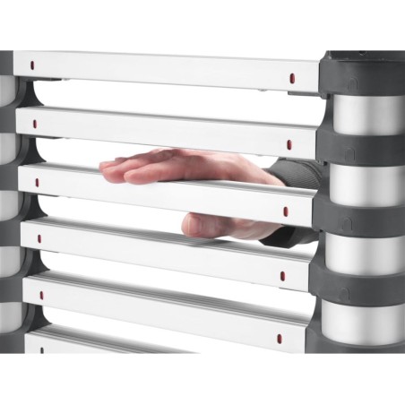 Hailo FlexLine Aluminium-Anlegeleiter, 9-stufig (7113-091)