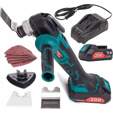 NAC Multifunktionsgerät MT-LI-ST-20V Akku-Betrieb + Akku 2,0 Ah + Ladegerät