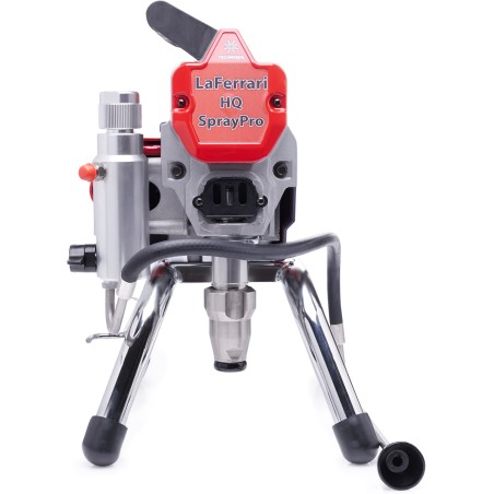 Lackiergerät HQ Techrebal 1800 W, 2,5 l/min, Spritzpistole, 3 Düsen, Spritzlanze, 8 m Schlauch