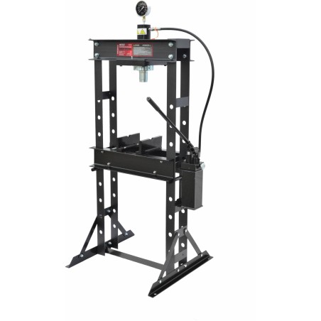 AWTOOLS HYDRAULIKPRESSE MIT MANOMETER 30 T / DOPPELKOLBEN