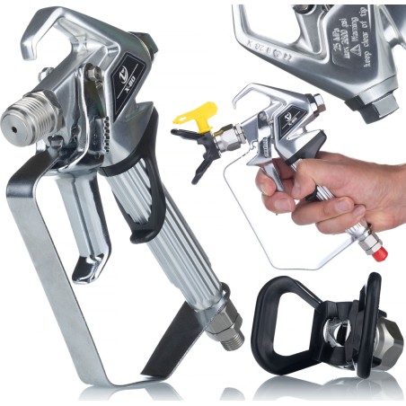 Rosfix PROFESSIONELLE LACKIERPISTOLE FÜR LACKIERANLAGEN MIT 2-FINGER-ABZUG HQ