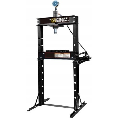 Rockforce Hydraulikpresse 20 t mit Manometer