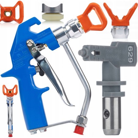 Rosfix Rosfix Lackier- und Spachtelpistole Black Spray BS500+ HOCHDRUCK-LACKIERDÜSE 629 ZUM AUFTRAGEN VON GLATTSPACHTELMASSE