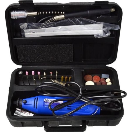 Geko Mini-Schleifmaschine mit 40-teiligem Zubehörset Geko G81222