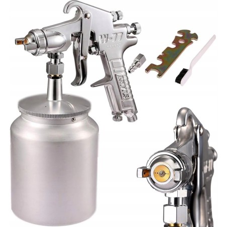 Rosfix PROFESSIONELLE LACKIERPISTOLE MIT 2-MM-DÜSE – LACKIER-SET