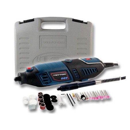 Tryton Mini-Modellschleifmaschine 170 W + 40-teiliges Zubehörset – TMG170