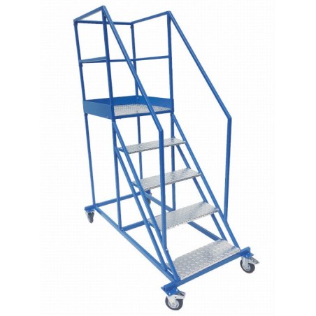 Stahl-Arbeitsbühne, fahrbar, mit 4 Stufen und Plattform (Standard)