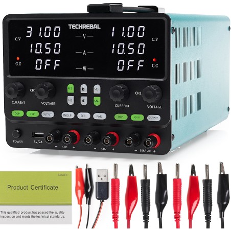 Techrebal SPPS3010-2KD Zweikanaliges regelbares Labornetzteil – Kundendienst