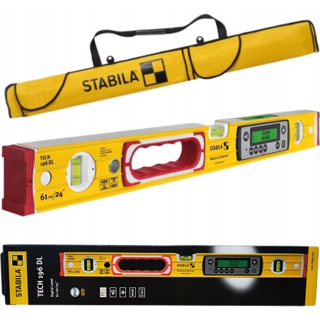 Stabila Elektronische Wasserwaage Stabila Tech 196DL, IP 67, 183 cm