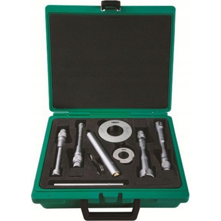 Insize 3-Punkt-Mittelbohrer, analog, 20-50/0,005, Set + Ring