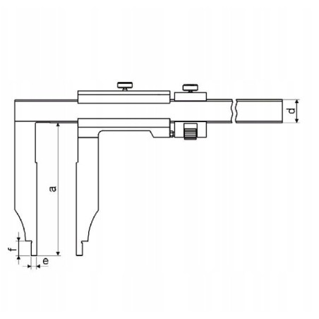 Gimex Messschieber  500 mm, 0,05 mm  20 Backen 250