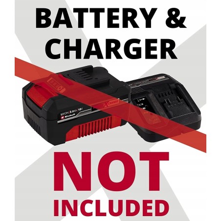 Einhell Akku-Fugenfräse TE-BJ 18 Li – Solo, 18 V, Schlitzfräse (rot/schwarz, ohne Akku und Ladegerät)