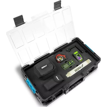 Dedra Messset mit Laser-Wasserwaage im SAS-Koffer