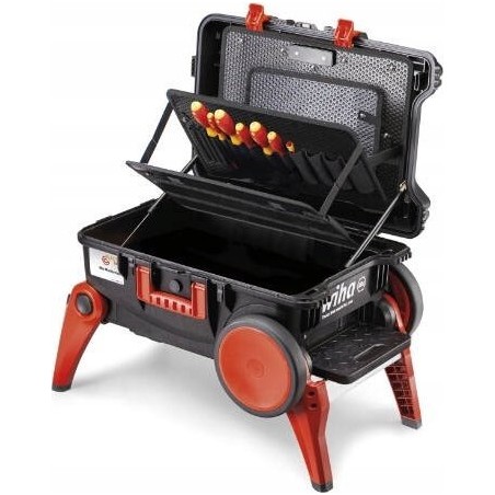 Wiha Wiha Werkzeugkoffer XXL III, Werkzeugkasten (schwarz/rot, (leer))