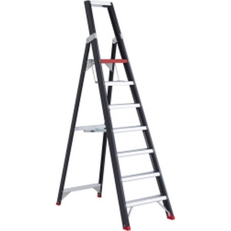 Lero TAURUS Einseitige Leiter (Höhe 165 cm, 7 Sprossen)