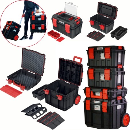 Kistenberg Werkzeugkasten auf Rädern – Große mobile Werkstatt