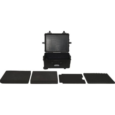 vidaXL Reisekoffer, schwarz, 58 x 45 x 27 cm, PP