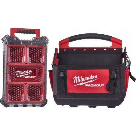 Milwaukee-Set (40-cm-Tasche und halbstarker Koffer) Packout